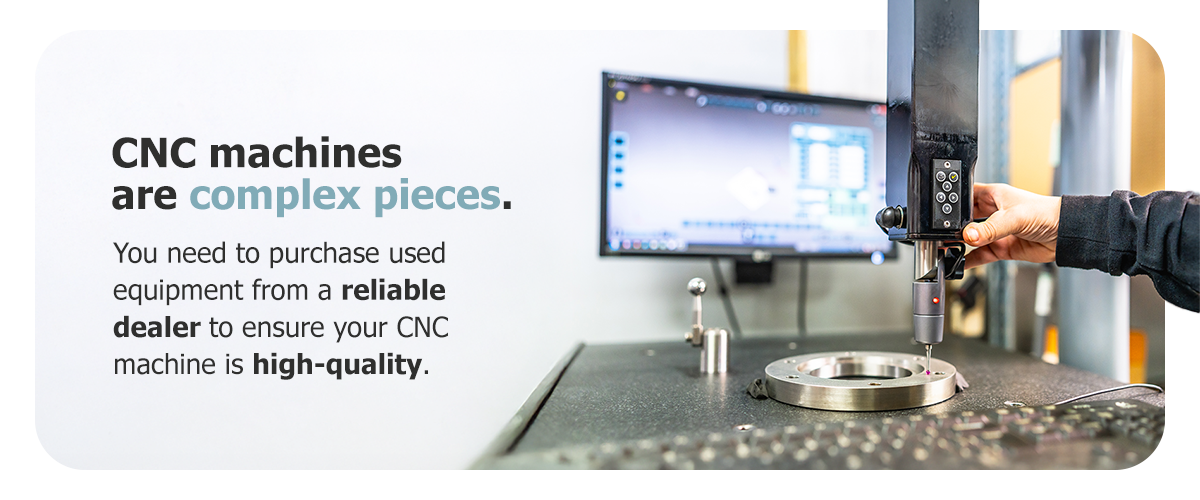 Used CNC machine inspection